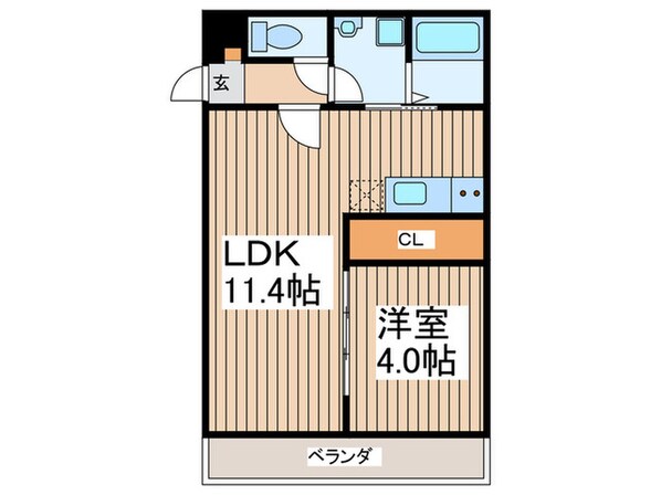 ジーメゾン谷塚パックスの物件間取画像